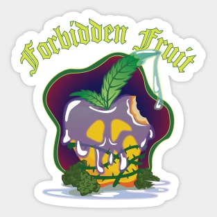 Forbidden Fruit (Yellow apple) Sticker